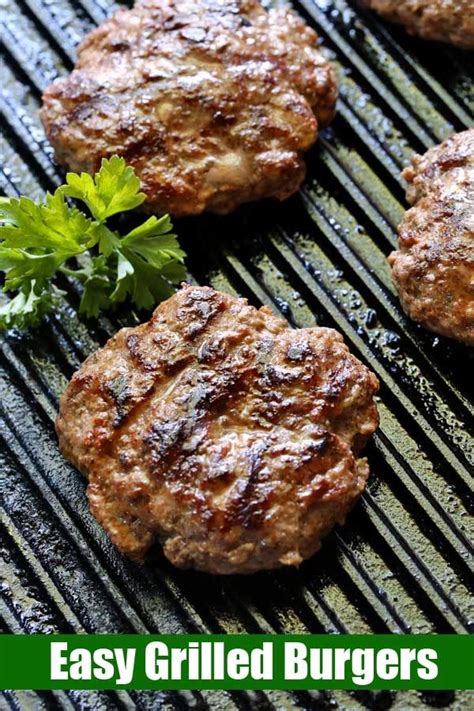 Juicy Grilled Burgers Grilled Burger Recipes Grilled Burgers Recipes
