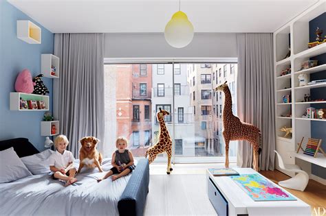 I have a night light/alarm clock that goes on at 06:30, so that is when they are allowed to come out of the bedroom. 54 Stylish Kids Bedroom & Nursery Ideas | Architectural Digest