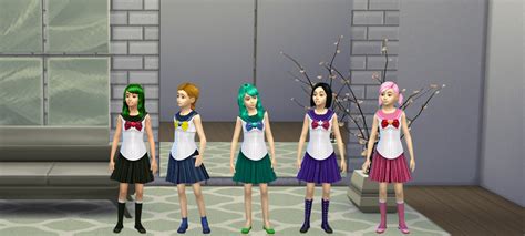 Anime Collection Sailor Moon Child 2 Los Sims 4 Planeta Simmer
