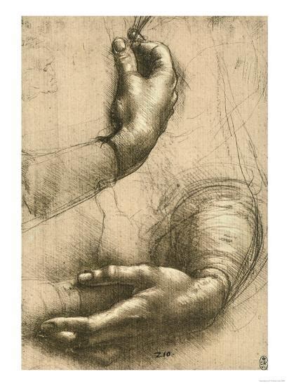 Study Of Female Hands Drawing Royal Library Windsor
