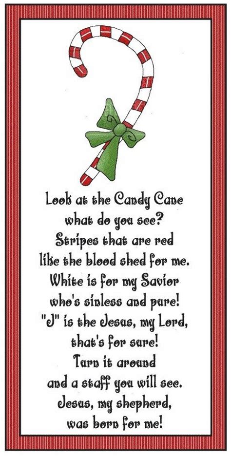 Candy Cane Legend Jesus Is The Gentle Shepherd And This Cane Of Red