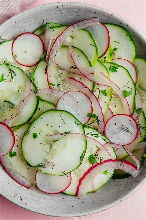 Easy Vinegar Cucumber Salad Dairy Free Paleo Whole30 LaptrinhX News