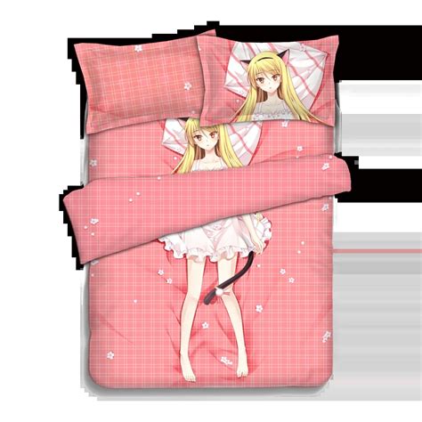 Japanese Anime Bed Sheets Bedding Sheet Bedding Sets Bedcover Quilt Cover Pillow Case 4pcs