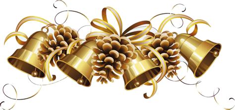 Download Christmas Jingle Bell Clip Art Gold Christmas Border