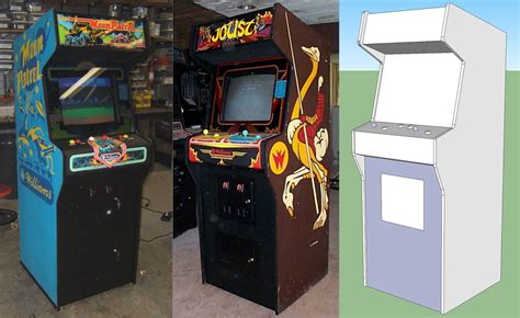 Diy Arcade Cabinet Dimensions Two Birds Home