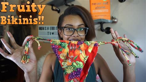 Fruity Bikinis I Shein Try On Haul And Review Youtube