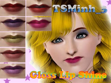 The Sims Resource Gloss Lip Shine