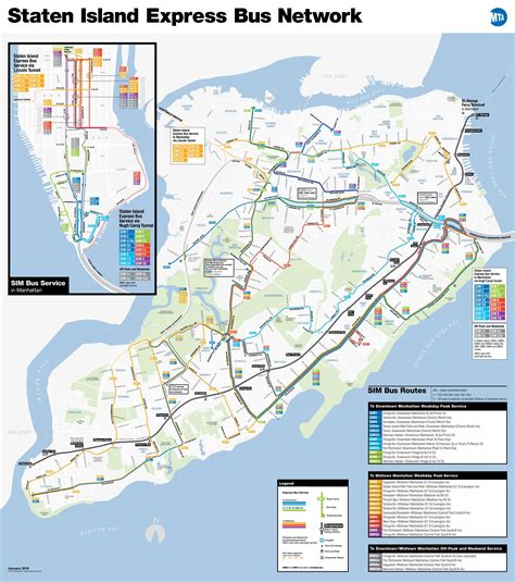 Staten Island Bus Map Mta New York City Transit Map Collections Map