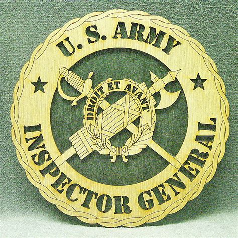 Inspector General Badge Army Army Military