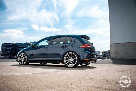 20 Inch Alloy Wheels Brock B42 For VW Golf 7 GTi In Ferric Grey Polished