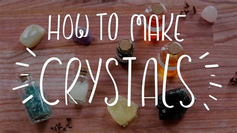 How To Make Crystals Youtube