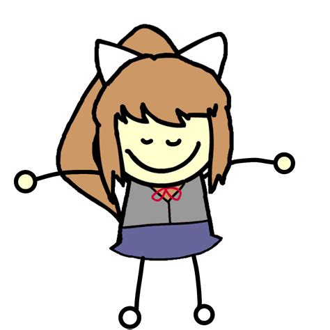 A Little Bit Of Monika In My Life But Monika Is In A T Pose Rddlc