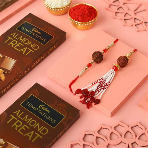 Choco Temptation Bhaiya Bhabhi Rakhi Set Gift Send Rakhi Gifts Online