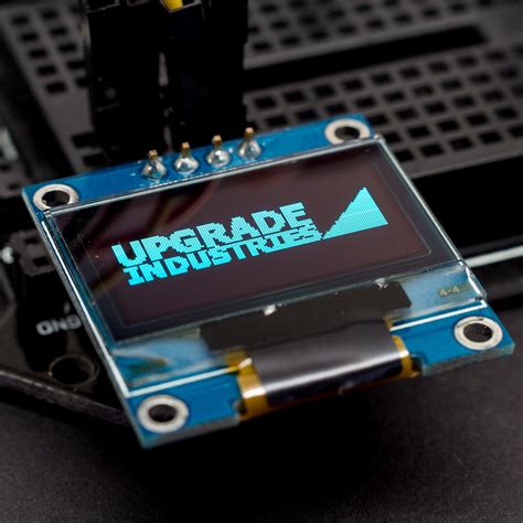 128x64 Blue I2c Oled Display 096 Inch From Upgradeindustries On Tindie