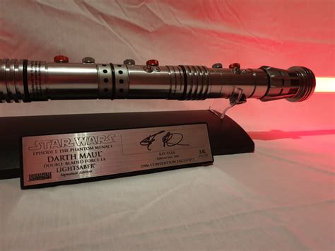 Master Replicas Signature Edition Darth Maul 2006 Force Fx Lightsaber