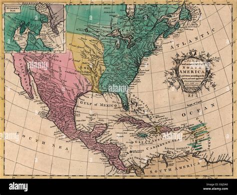 A New And Accurate Map Of North America Laid Down According To The