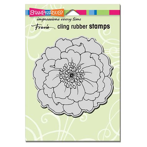 Stampendous Cling Mounted Rubber Stamps Hellebore