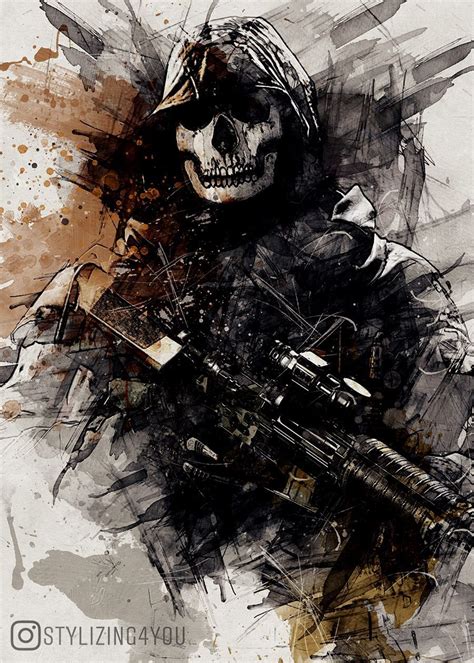 Call Of Duty Warzone Ghost Wallpapers Wallpaper Cave