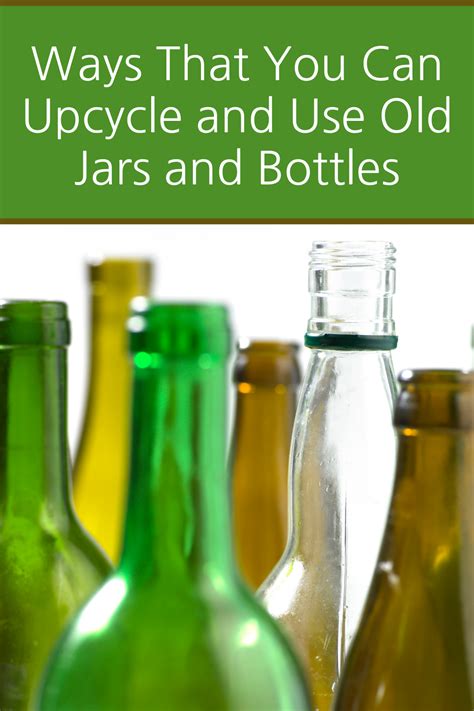 There Are Many Different Colored Glass Bottles In The Row With Text