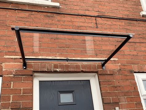 Flat Roof Metal Door Canopy