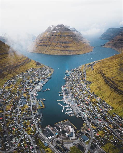 Klaksvik Faroe Islands Luoghi Meravigliosi Paesaggi Viaggi