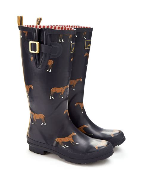 Joules WELLY PRINT Womens Welly | Wellies boots, Womens rain boots, Womens wellies