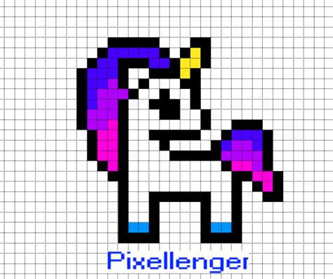 Pixel Art Easy Unicorn