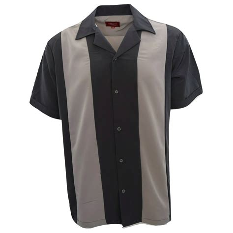 Maximos Mens Shirt Two Tone Short Sleeve Button Down Casual Retro