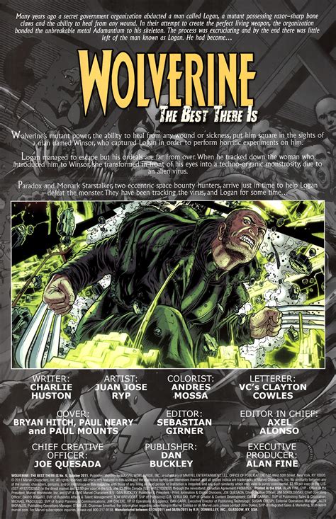 Read Online Wolverine The Best There Is Comic Issue 9