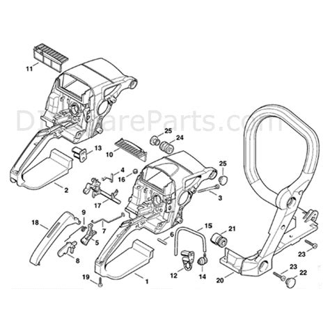 Stihl Ms210 Chainsaw Parts Diagram Hanenhuusholli