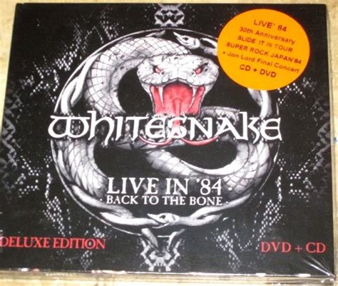 Whitesnake Live In 84 Back To The Bone 2015 Dvd Discogs