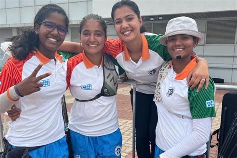 Archery World Cup Indian Womens Recurve Team Wins Bronze