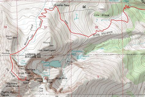 Slog Alpinismo Longs Peak Via The Keyhole Route