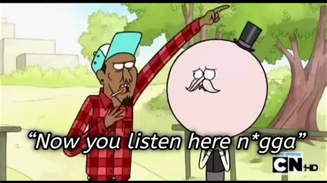 Pops Says The N Word Regular Show Youtube