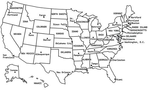 United States Map Quiz Capitals Just Another Wordpress Site