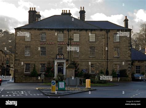 The Rutland Arms Hotel Bakewell Stock Photo Alamy
