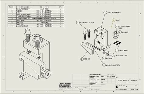 Solidworks Engineering Drawing At