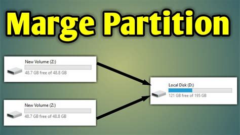 Join Two Partitions Back Together In Windows Combine Hard Disk