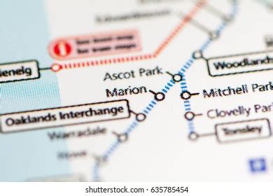 Ascot Park Station Adelaide Metro Map Stock Photo 635785571 Shutterstock