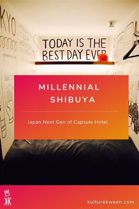 The millennials shibuya, tokyo, japan. Millennial Shibuya Japan Next Gen of Capsule Hotel ...