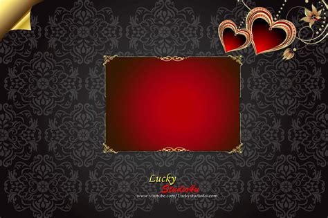 Wedding Album Cover Page Design Psd Free Download Vol 01 Luckystudio4u