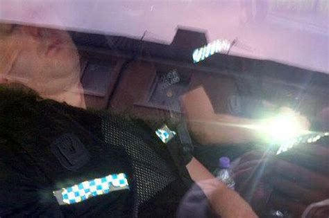 Pictured Meet The Real Sleeping Policemen Caught Snoozing In Their Car