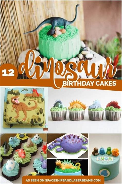 Step by step drawing tutorial on how to draw a birthday cake. 12 Dinosaur Birthday Cake Ideas We Love - Spaceships and ...
