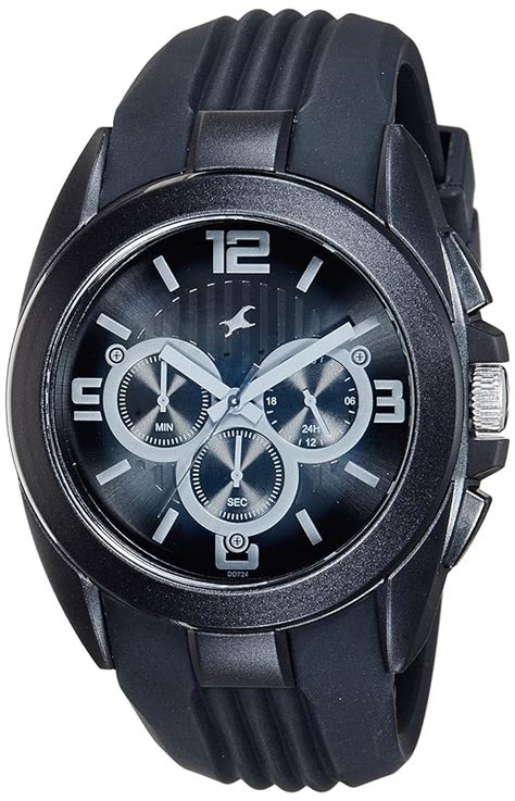 Buy Fastrack Chronograph Black Dial Mens Watch 38001pp03 Online At