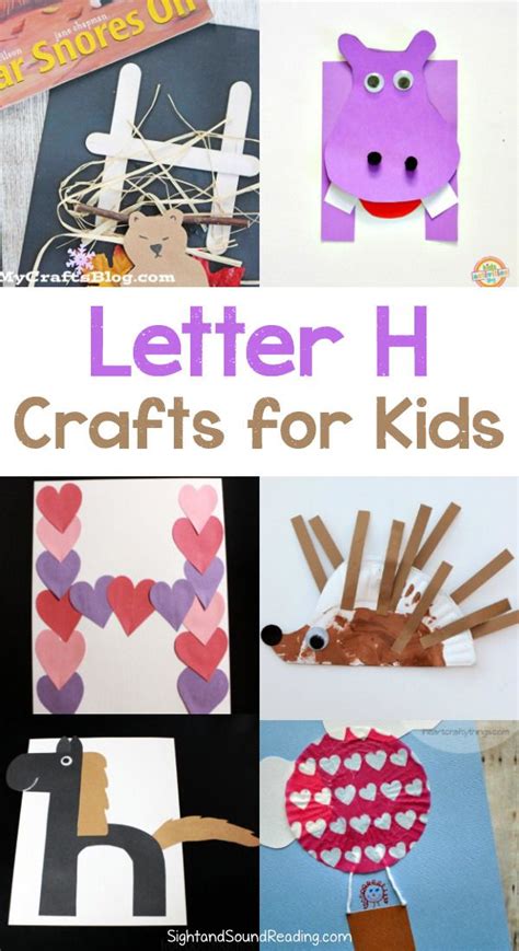 Letter H Crafts Letter H Crafts