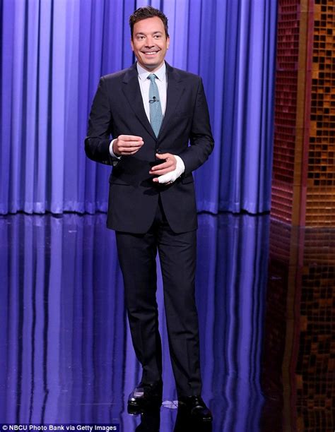Jimmy Fallon On His Hand Injury In Freak Fall As He Returns To Tonight