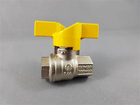 BALL VALVE F F BUTTERFLY HANDLE Gameco