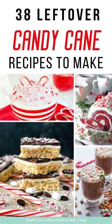 50 Festive Recipes Using Leftover Candy Canes Simplify Create Inspire