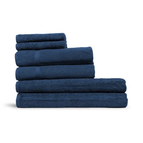 Premium Navy Blue Towels Motiram And Co Pte Ltd