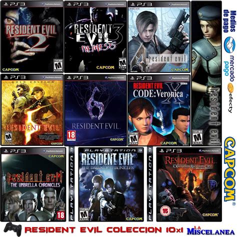 Orisinal games collection by ferry halim with winterbells sunny day sky these little pigs bubble bees chicken wings bum bum koala snowbowling dare dozen cranky crabs and more. Resident Evil Super Pack 10 En 1 Ps3 Digital - $ 19.900 en ...